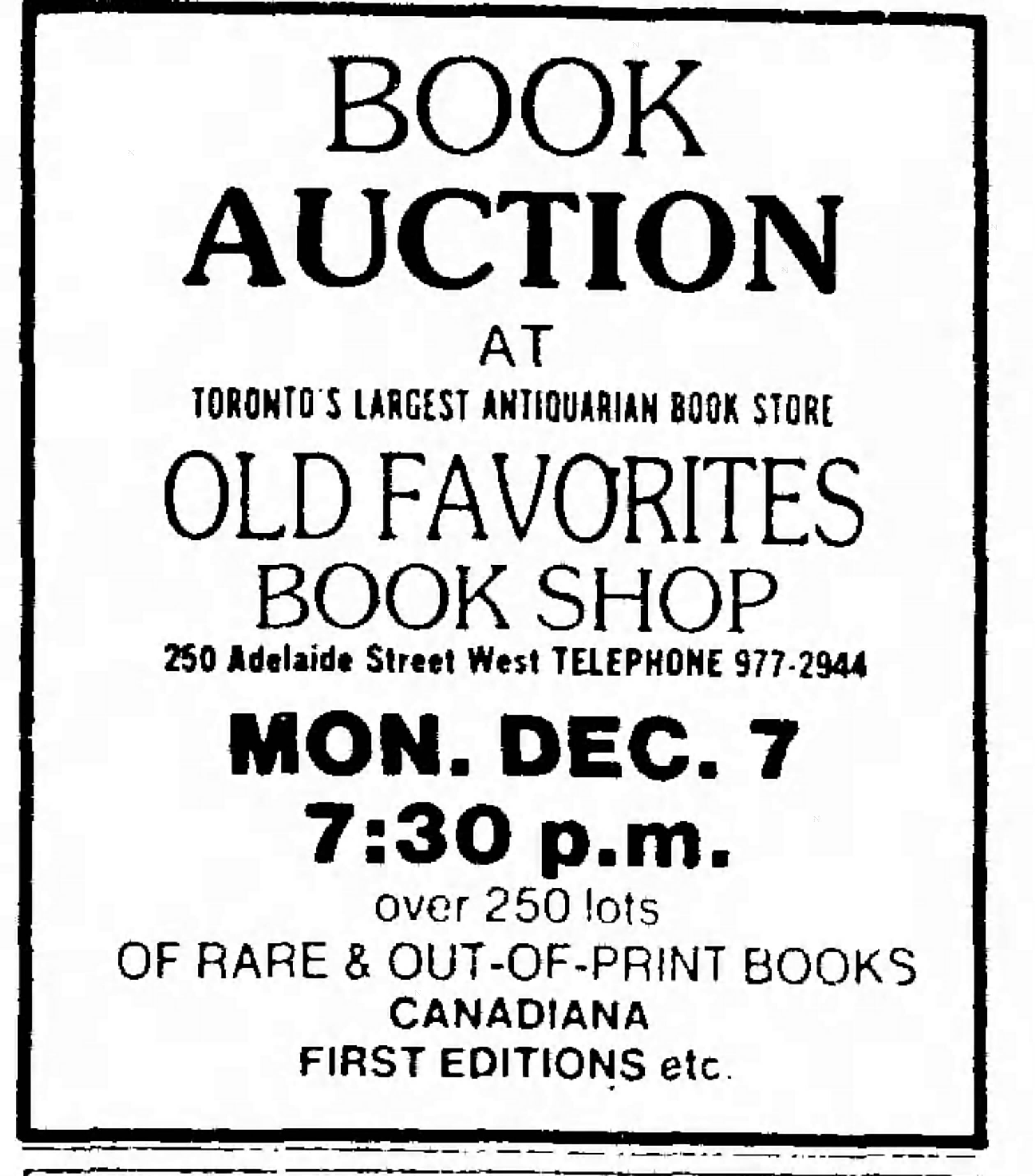 Globe and Mail — July 31, 1982